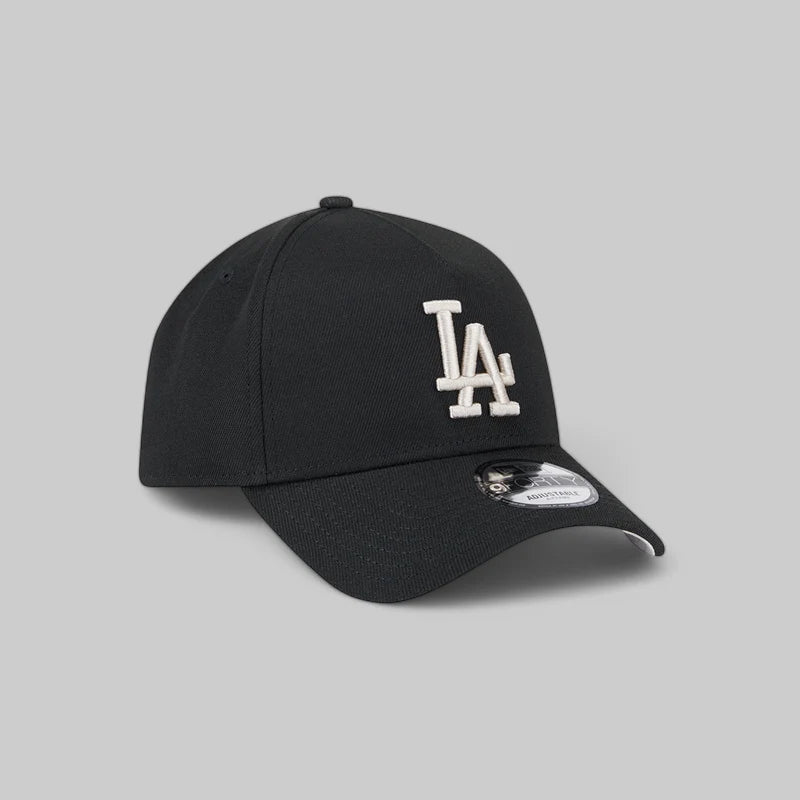 Los Angeles Dodgers Black Stone 9FORTY A-Frame Snapback