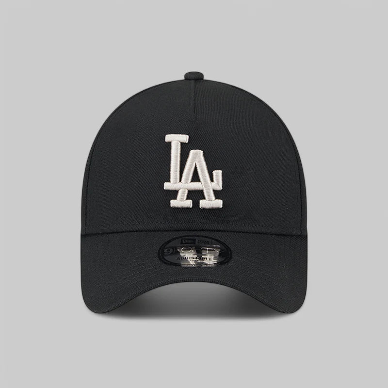 Los Angeles Dodgers Black Stone 9FORTY A-Frame Snapback