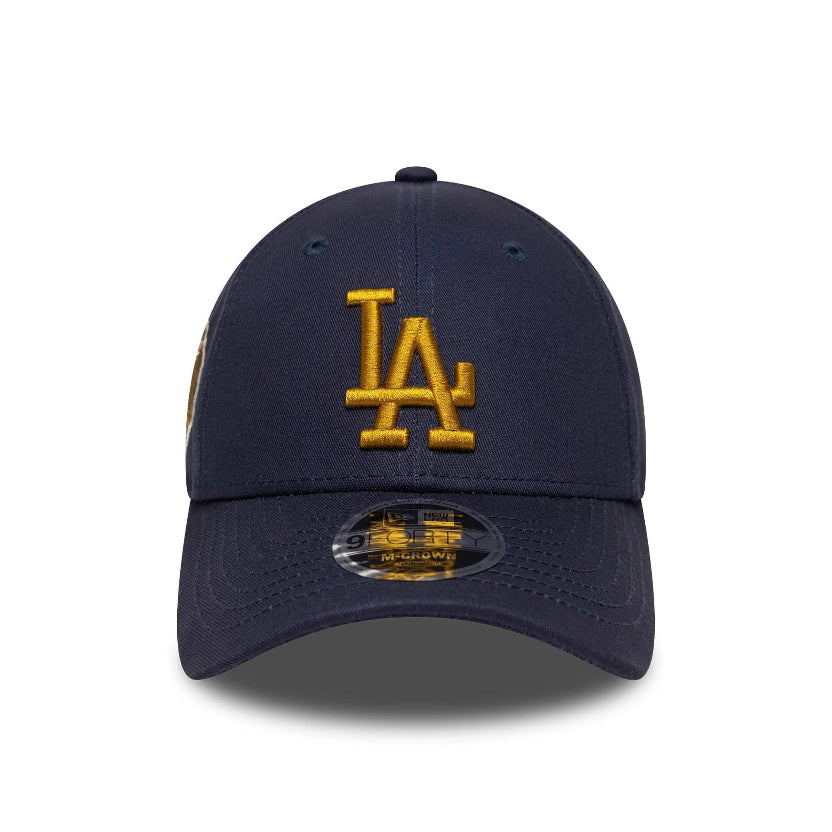 Los Angeles Dodgers World Series Patch Navy 9FORTY M-Crown Snapback