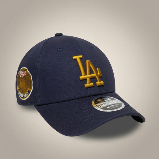 Los Angeles Dodgers World Series Patch Navy 9FORTY M-Crown Snapback