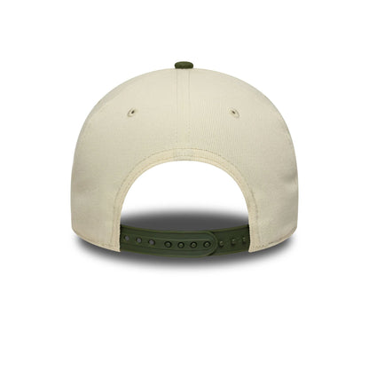 Los Angeles Dodgers World Series Patch Beige 9FORTY E-Frame Snapback
