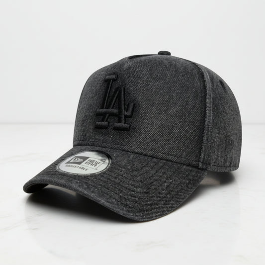 Los Angeles Dodgers Denim Black 9FORTY E-Frame Snapback
