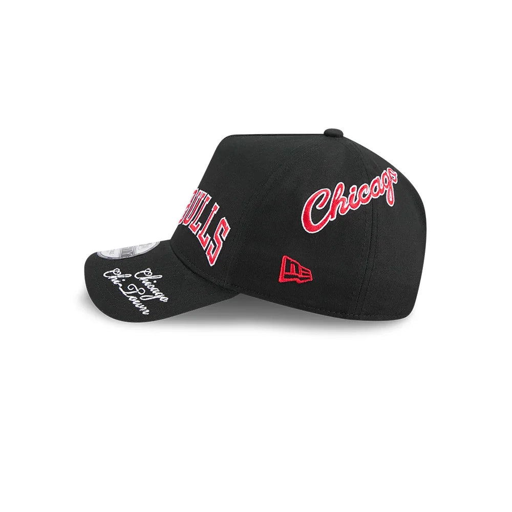 Chicago Bulls All Over Team 9FORTY A-Frame Snapback