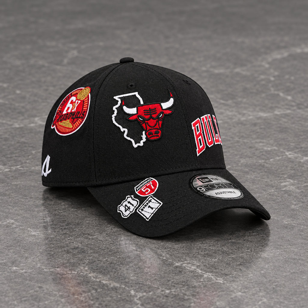 Chicago Bulls All Over Team 9FORTY A-Frame Snapback