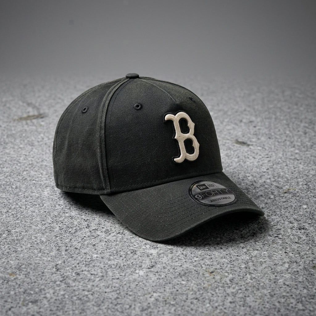 Boston Red Sox Washed Canvas 9FORTY A-Frame Snapback