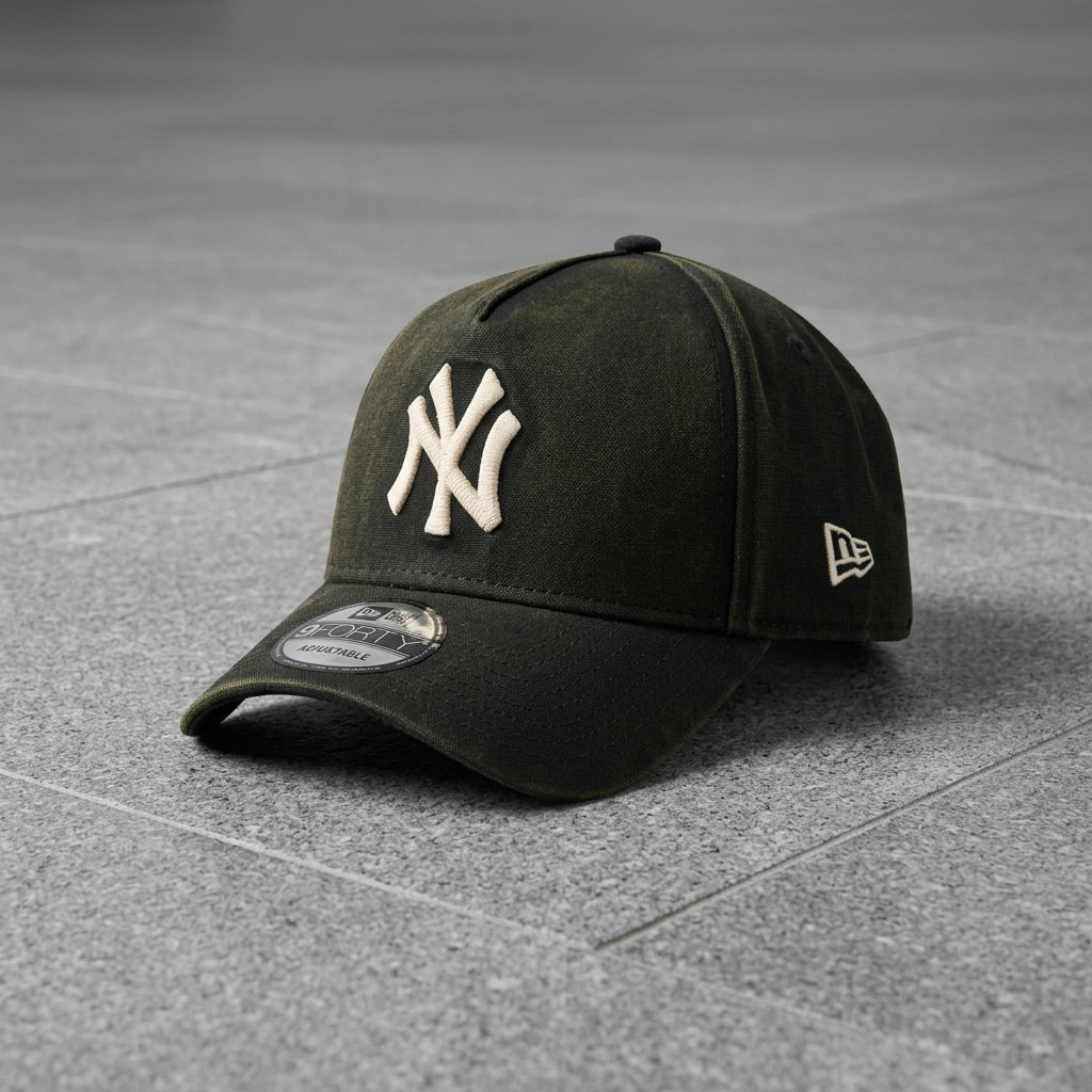 New York Yankees Washed Canvas 9FORTY A-Frame Snapback