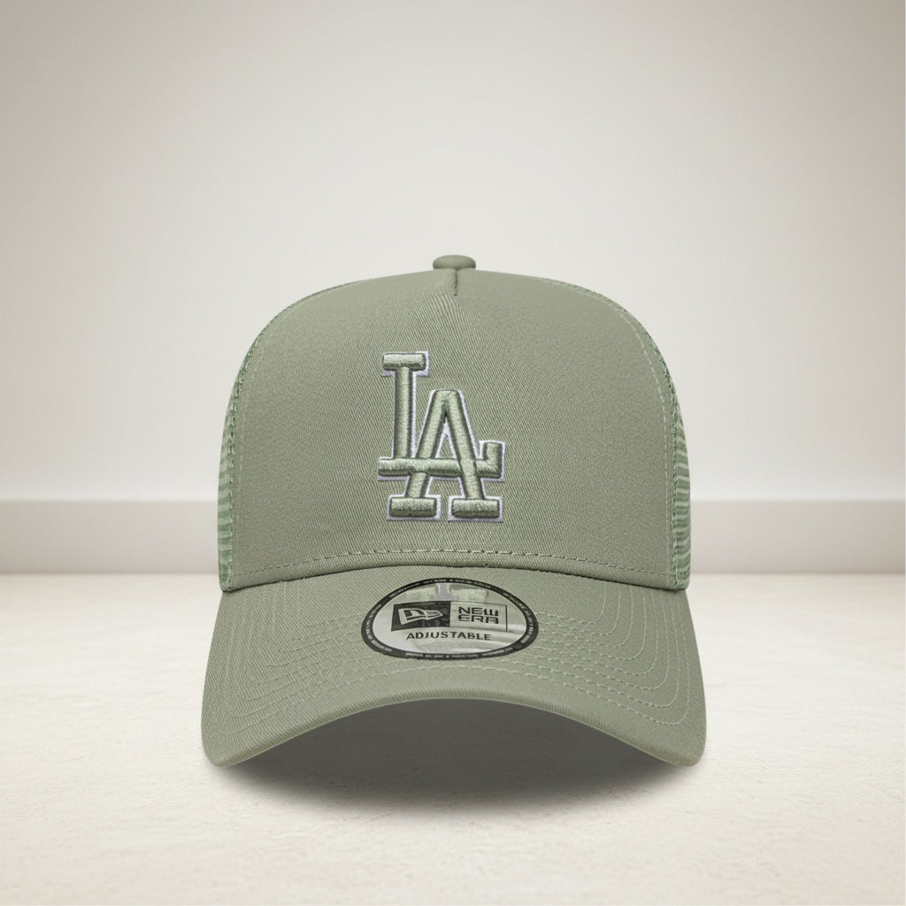 Los Angeles Dodgers Outline Evergreen Adjustable Trucker