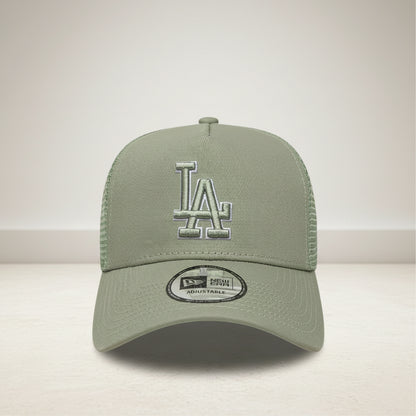 Los Angeles Dodgers Outline Evergreen Adjustable Trucker