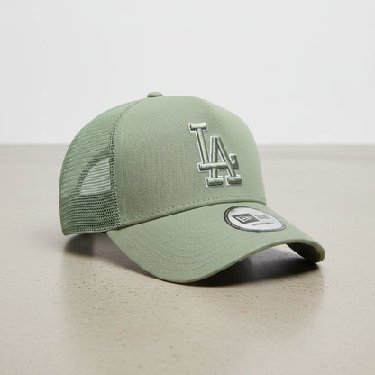 Los Angeles Dodgers Outline Evergreen Adjustable Trucker
