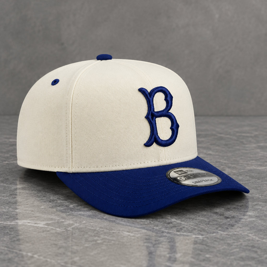 Brooklyn Dodgers Two Tone Team Script 9FIFTY A-Frame Snapback