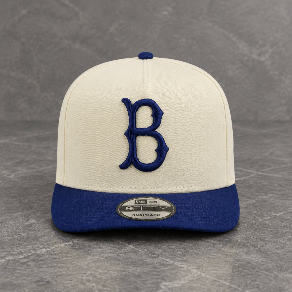 Brooklyn Dodgers Two Tone Team Script 9FIFTY A-Frame Snapback