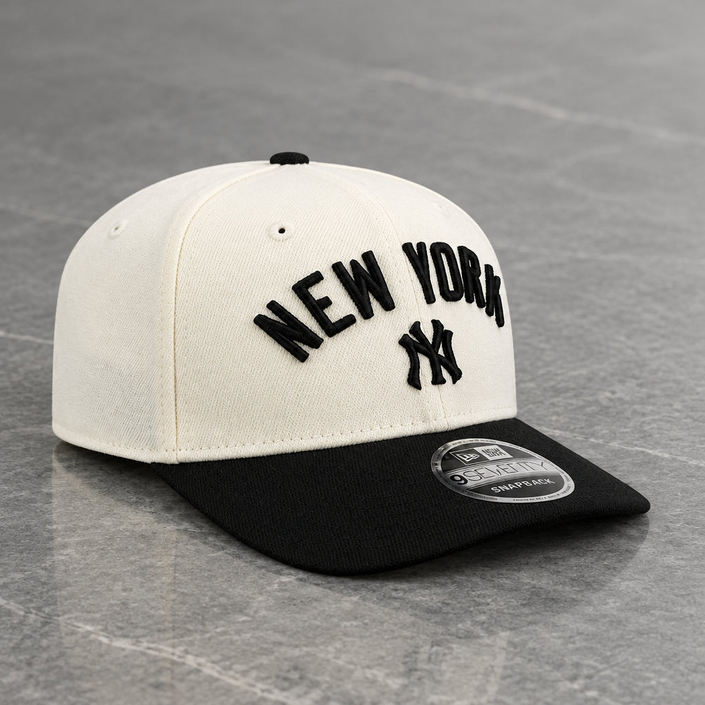 New York Yankees Cream Black 9SEVENTY Stretch-Snap