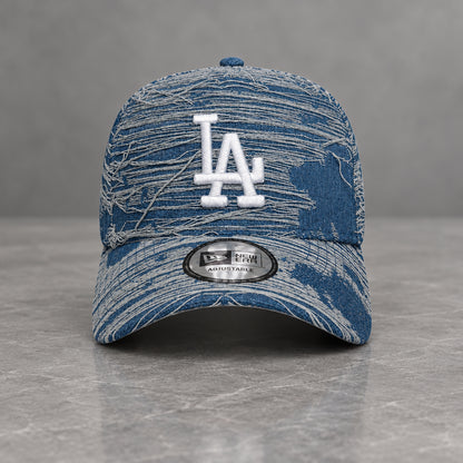 Los Angeles Dodgers Distressed Denim 9FORTY E-Frame Snapback