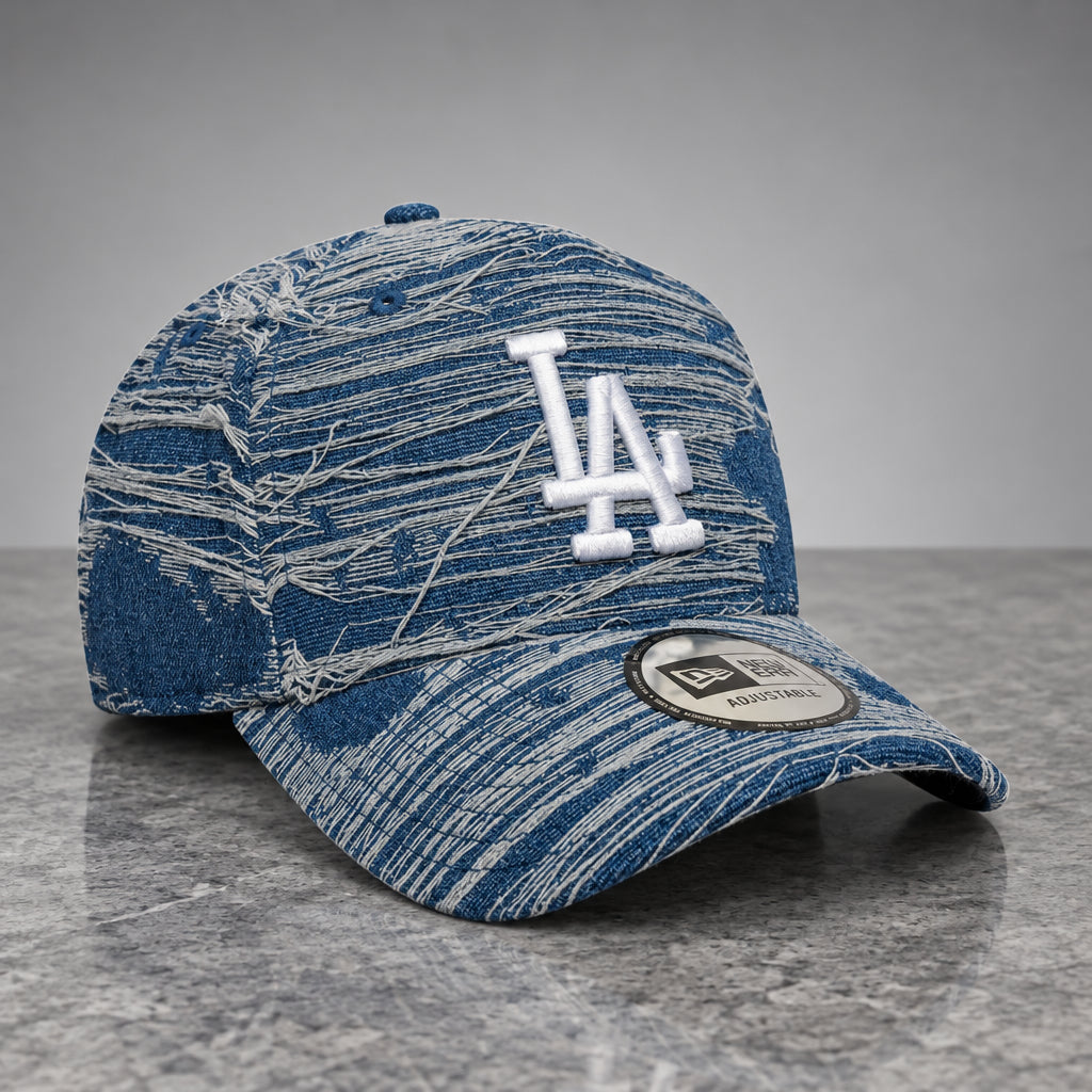 Los Angeles Dodgers Distressed Denim 9FORTY E-Frame Snapback