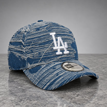 Los Angeles Dodgers Distressed Denim 9FORTY E-Frame Snapback