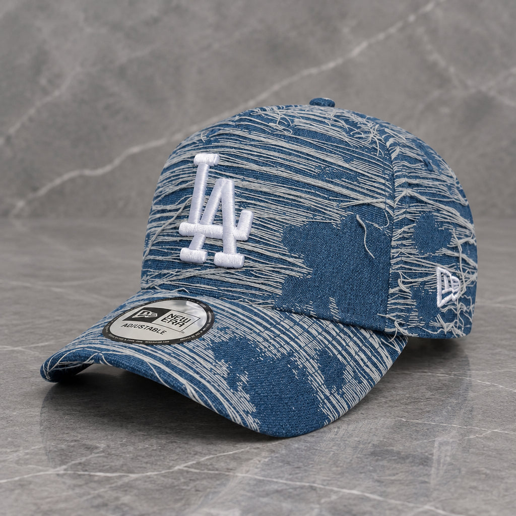 Los Angeles Dodgers Distressed Denim 9FORTY E-Frame Snapback