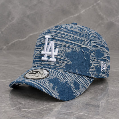 Los Angeles Dodgers Distressed Denim 9FORTY E-Frame Snapback