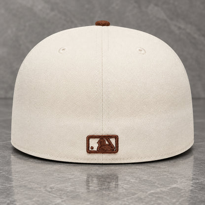 New York Yankees League Essential Beige Brown 59FIFTY Fitted