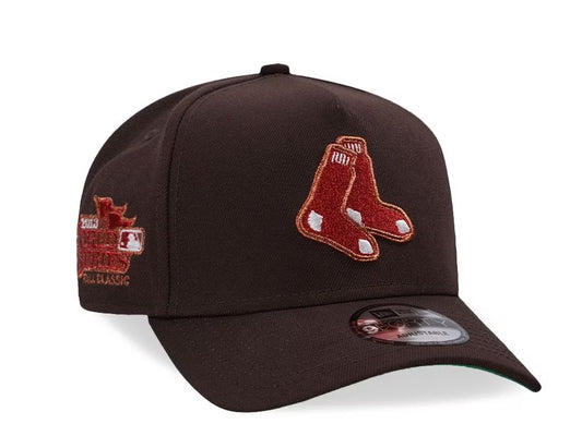 Boston Red Sox Cafe 9FORTY A-Frame Snapback