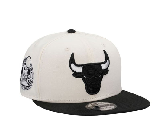 Chicago Bulls Crema y Viscera Negra 9FIFTY Snapback