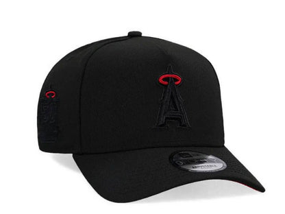 Anaheim Angels Negra 9FORTY A-Frame Snapback