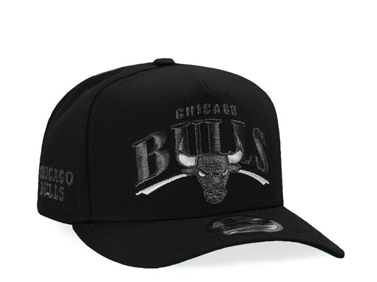 Chicago Bulls Negra 9FIFTY A-Frame Snapback