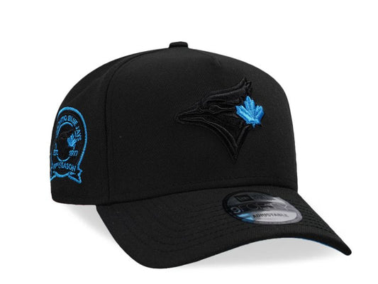 Toronto Blue Jays Negra 9FORTY A-Frame Snapback