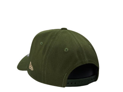 Oakland Athletic's Verde Oliva 9FORTY A-Frame Snapback
