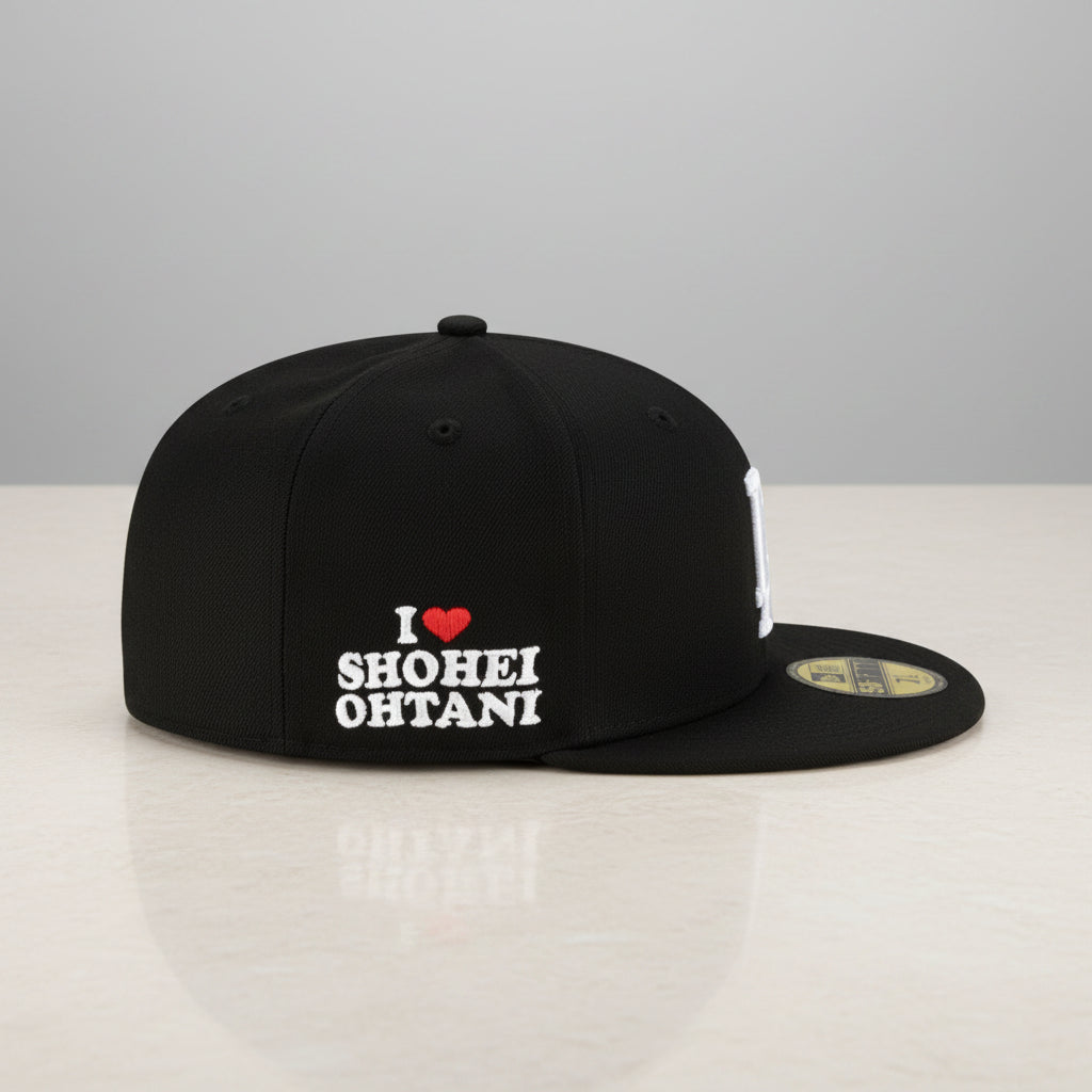 Los Angeles Dodgers Shohei Ohtani Black 59FIFTY Fitted
