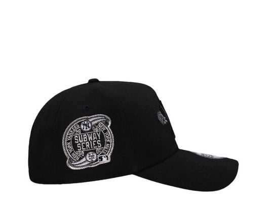 New York Yankees Black Rose Subway Series 2000 9FORTY A-Frame Snapback