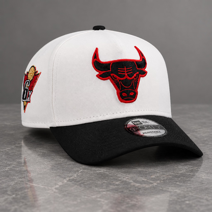 Chicago Bulls 6x Champions Chrome Two Tone 9FORTY A-Frame Snapback