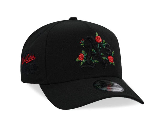 Oakland Athletic's Negra con Rosas 9FORTY A-Frame Snapback