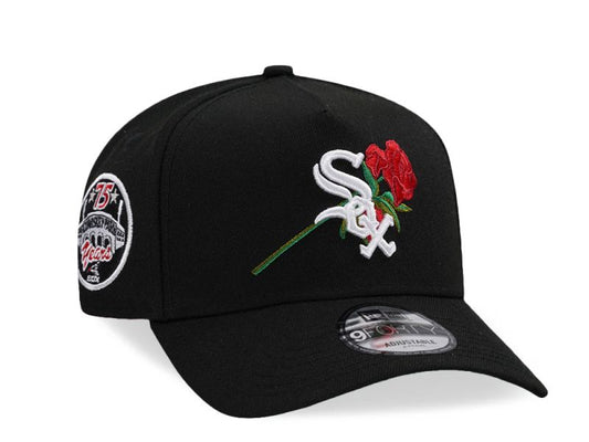 Chicago White Sox Negra con Rosa 9FORTY A-Frame Snapback