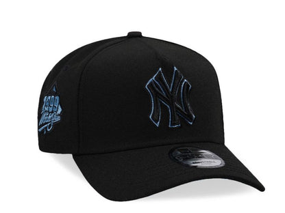 New York Yankees Negra y Celeste 9FORTY A-Frame Snapback