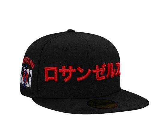 Los Angeles Dodgers Shohei Ohtani Negra y Roja 59FIFTY Fitted