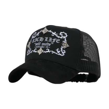 Richlife Black — El Barbas Hats x Rico o Muerto