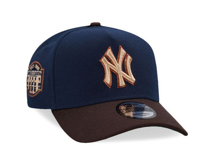 New York Yankees Azul Navy y Viscera Cafe 9FORTY A-Frame Snapback
