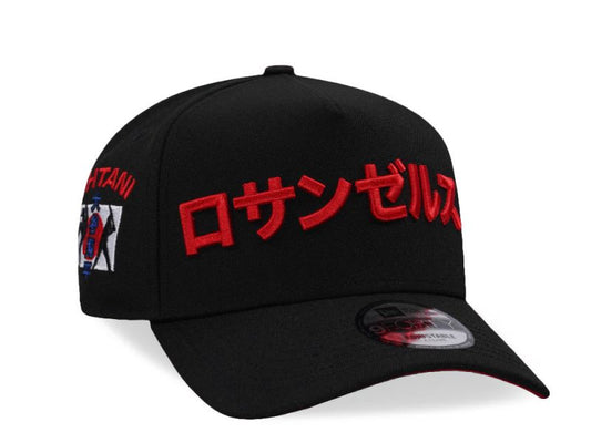 Los Angeles Dodgers Shohei Ohtani Black Red Prime Edition 9FORTY A-Frame Snapback