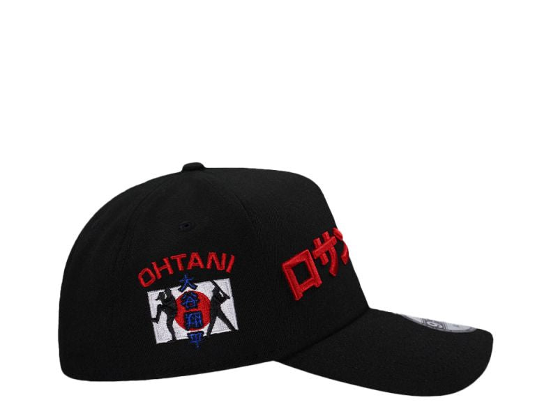 Los Angeles Dodgers Shohei Ohtani Black Red Prime Edition 9FORTY A-Frame Snapback