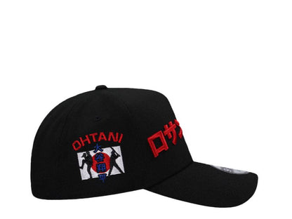 Los Angeles Dodgers Shohei Ohtani Black Red Prime Edition 9FORTY A-Frame Snapback