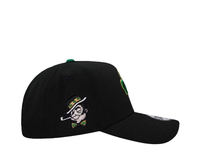 Boston Celtics Negra 9FORTY A-Frame Snapback