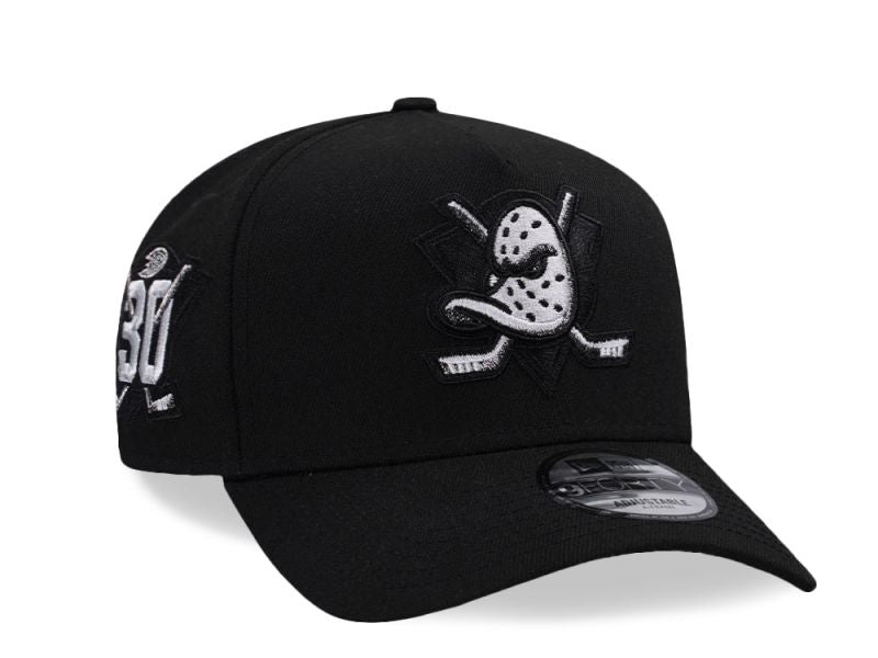 Anaheim Ducks 30th Anniversary Blacked Out Edition 9FORTY A-Frame Snapback