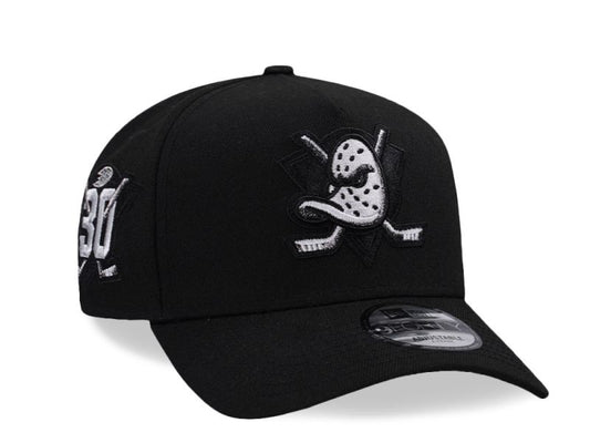 Anaheim Ducks 30th Anniversary Blacked Out Edition 9FORTY A-Frame Snapback