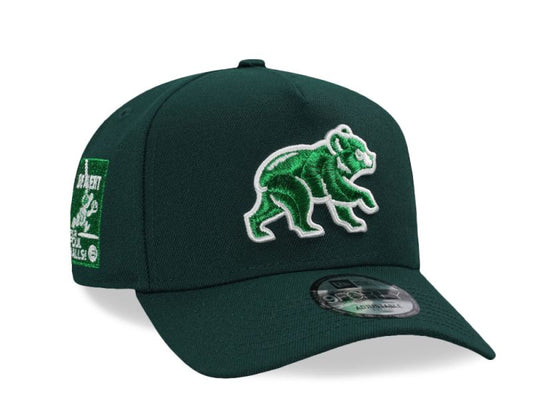 Chicago Cubs Verde 9FORTY A-Frame Snapback