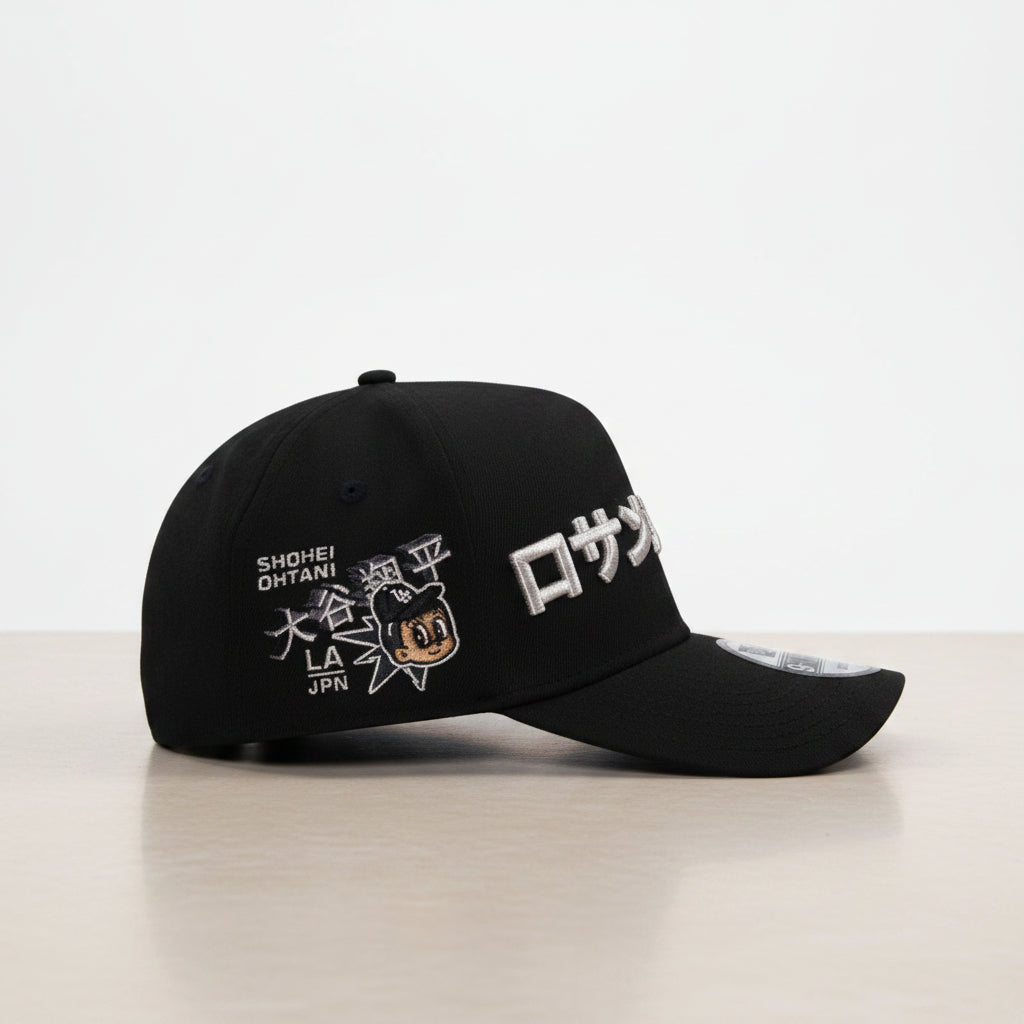 Los Angeles Dodgers Ohtani Silver Black Prime Edition 9FORTY A-Frame Snapback