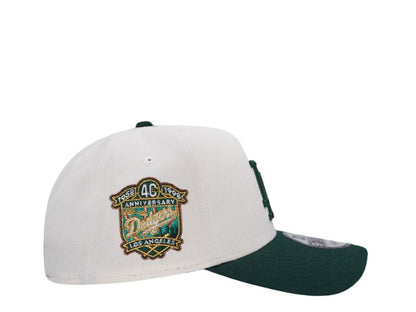 Los Angeles Dodgers Crema y Viscera Verde 9FORTY A-Frame Snapback