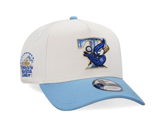 Toronto Blue Jays Crema y Viscera Celeste 9FORTY A-Frame Snapback