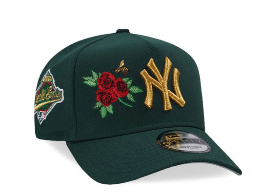 New York Yankees World Series 1996 Dark Green Rose Edition 9FORTY A-Frame Snapback