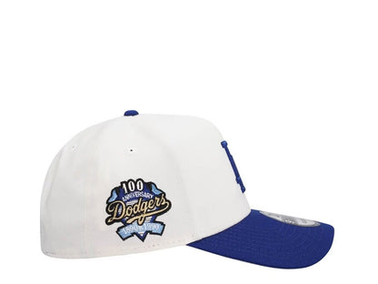Los Angeles Dodgers Crema y Viscera Azul 9FORTY A-Frame Snapback