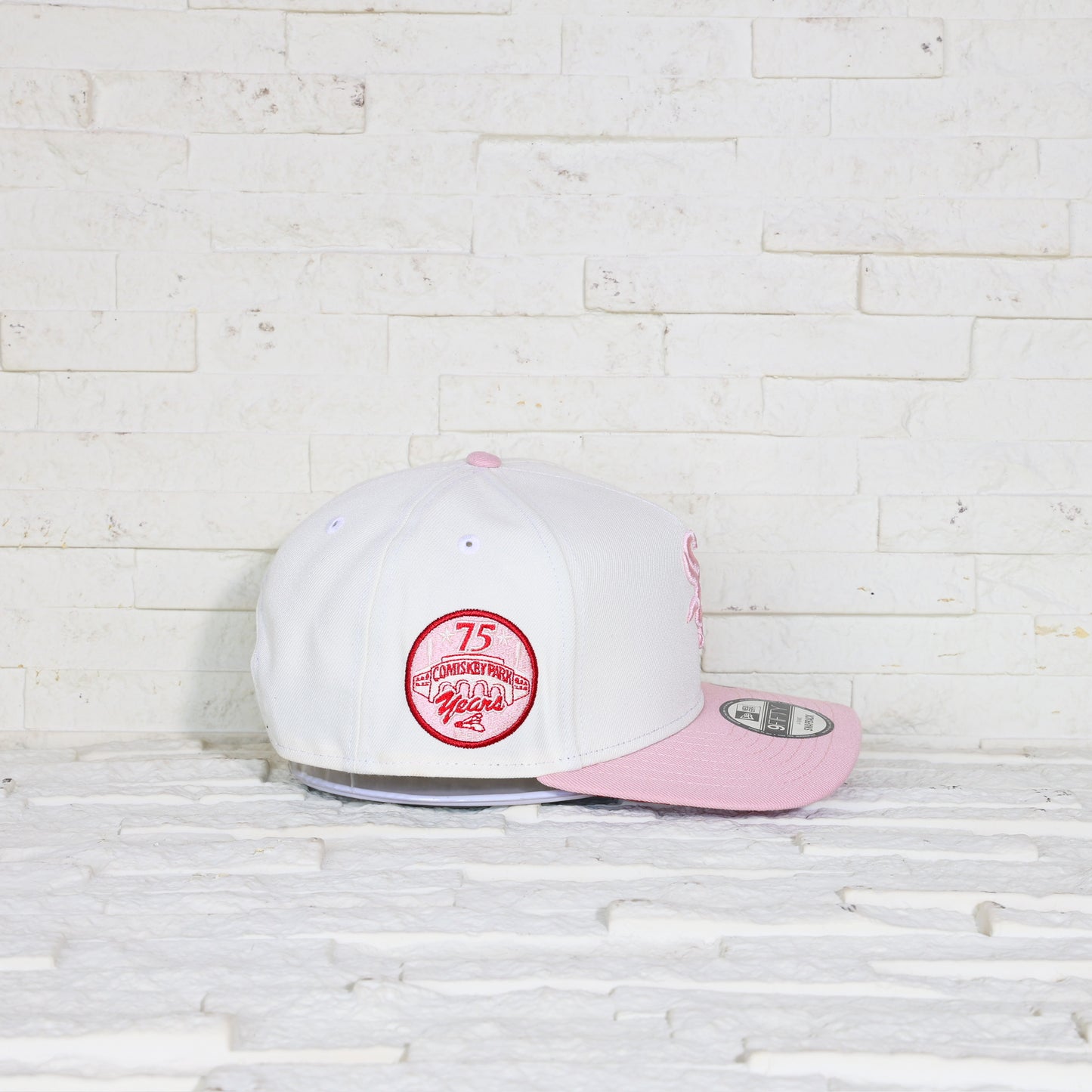 Exclusive — Chicago White Sox Beige y Viscera Rosada con Rosa 9FIFTY A-Frame Snapback
